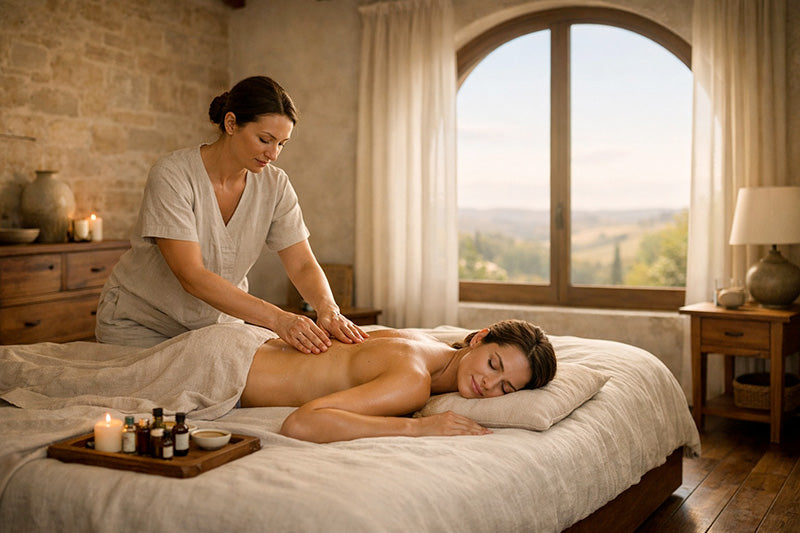 private experience wellness at your place in your villa massage with oil spa inserrata in tuscany