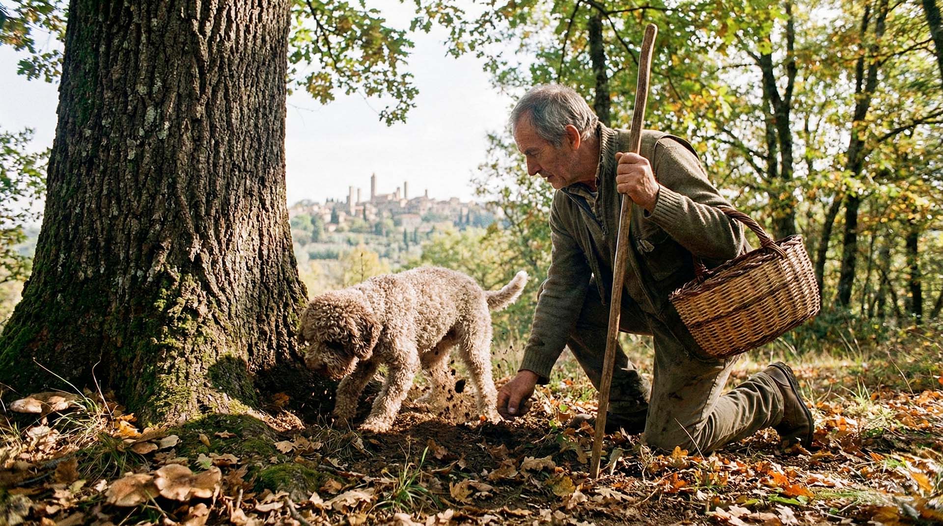 truffle hunting experience san miniato tuscany pisa