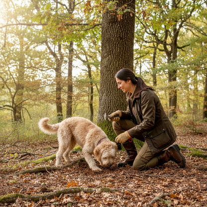 Caccia al Tartufo con Pranzo Toscano e Abbinamento Vini Biologici